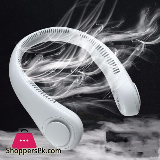 Bladeless Neck Fan — Wearable Portable Cooling | Hands Free 360° Airflow | USB Rechargeable | UAE Dubai Fast Delivery