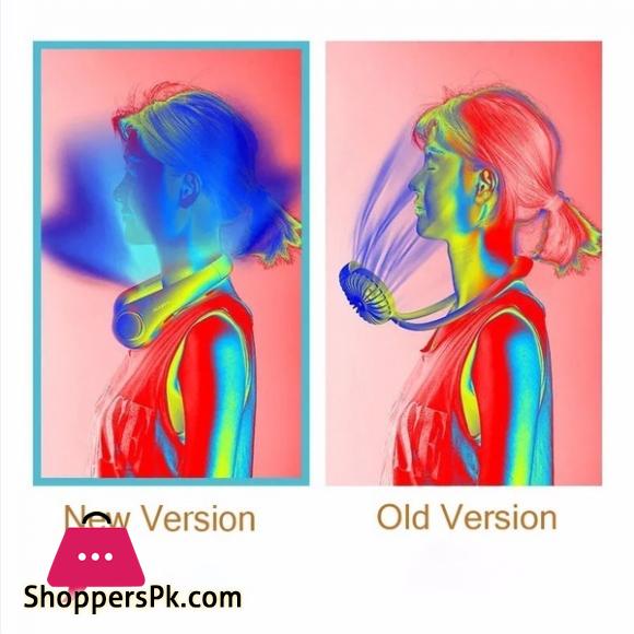 Bladeless Neck Fan — Wearable Portable Cooling | Hands Free 360° Airflow | USB Rechargeable | UAE Dubai Fast Delivery