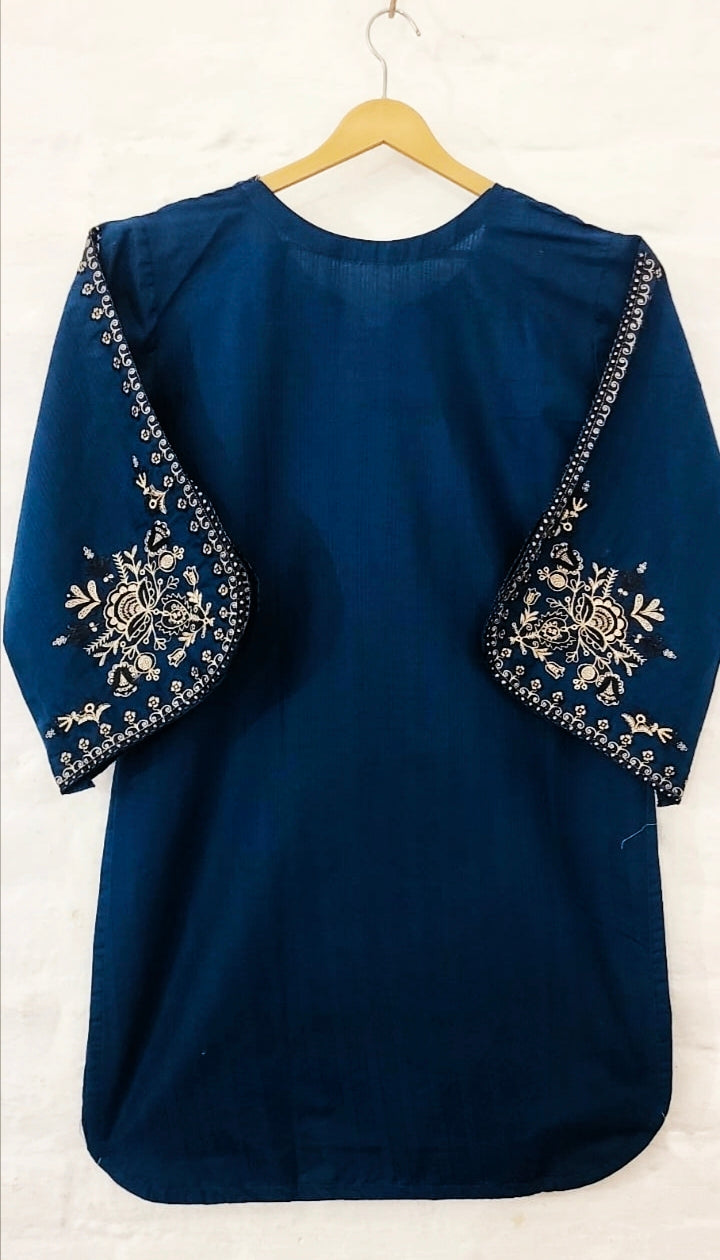 Women’s Embroidered Lawn Cotton 3 Piece Pakistani Suit with Chiffon Dupatta